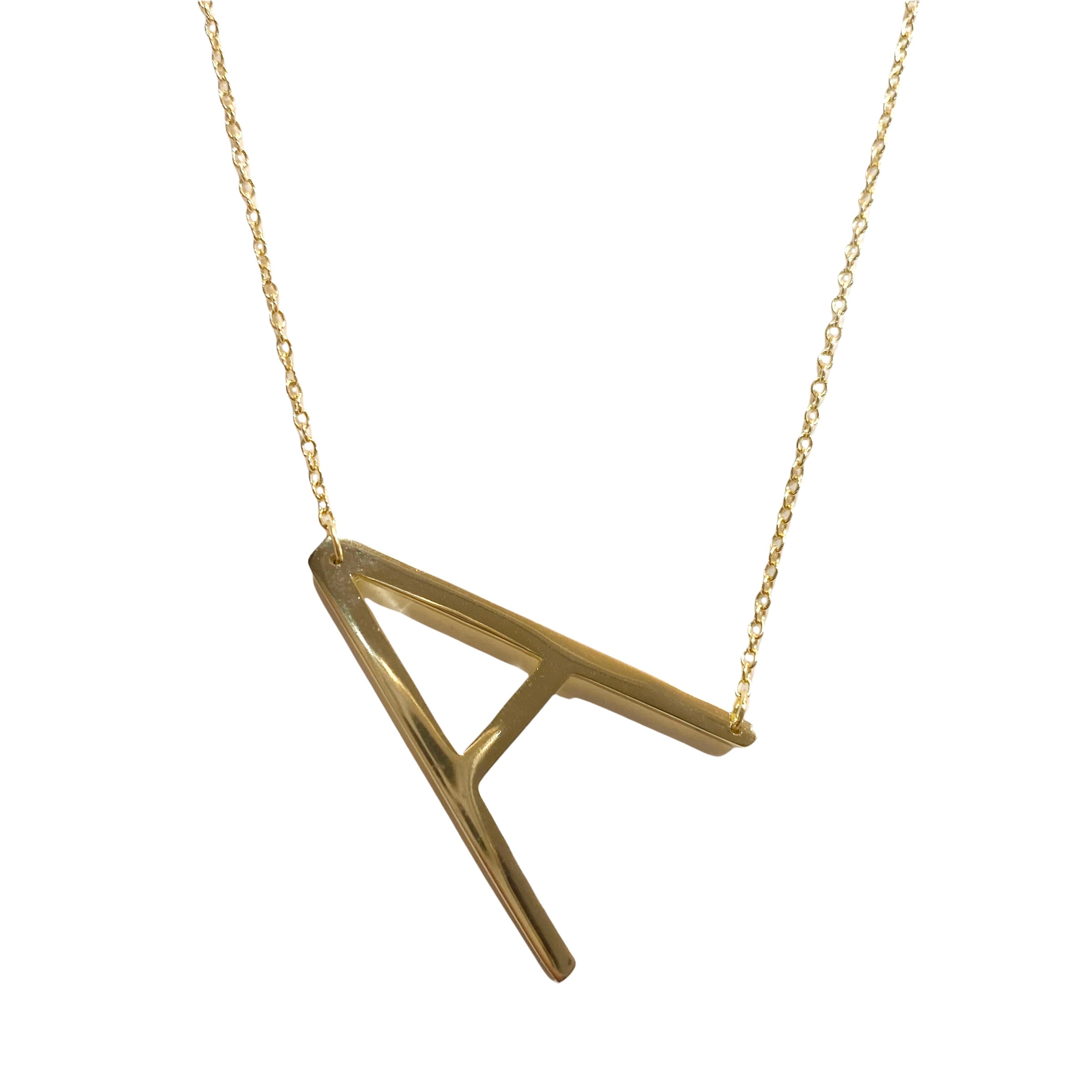 Initial Large Necklace – Noellery