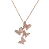Butterfly Cluster Necklace