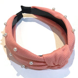 Pearl Fabric Knotted Headband
