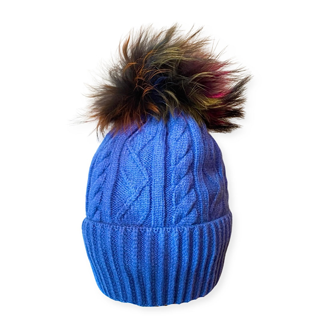 Multicolor Pompom Winter Hat