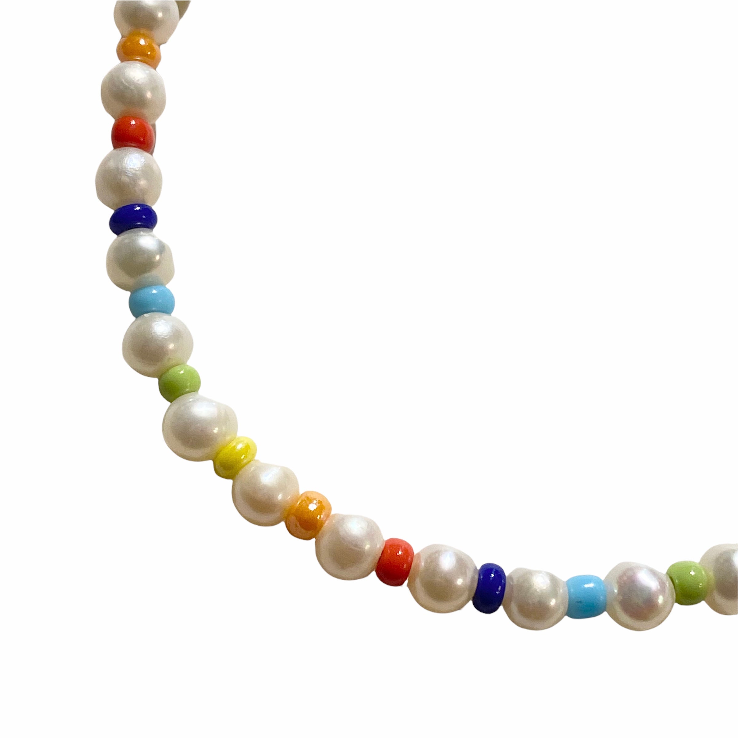 Multicolor Fresh Water Pearl Anklet