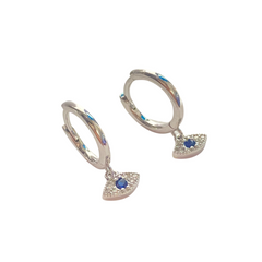 Evil Eye Dangle Huggies