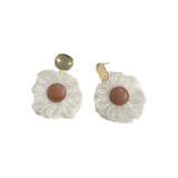 Kory Fuzzy Flower Earrings