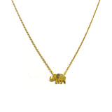 Kory Elephant Brass Necklace