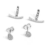 Jacklyn Teardrop Jacket Earrings