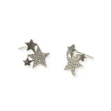 Pave Star Cluster Studs