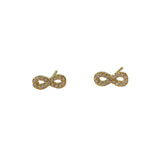 Infinity Sparkle Studs