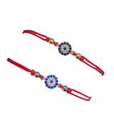 Evil Eye Mini Disc Red Thread Bracelet