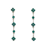 Karen Flora Drop Sparkle Earrings