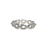 Noelia Sparkle Chain Link Ring