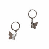 Butterfly Charm Huggies