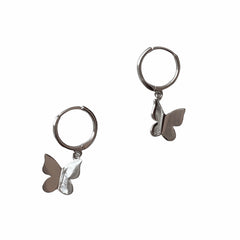 Butterfly Charm Huggies