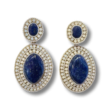 Krista Blue Gemstone Earrings