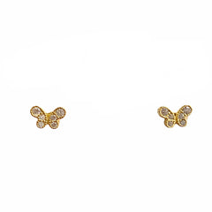 Sterling Silver Mini Butterfly Earrings
