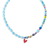 Handmade Pearl Heart Necklace