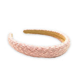 Noellery Pink Puff Tweed Headband