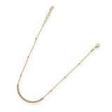 Amy Half Ball Chain Tennis Anklet