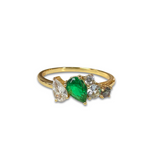 Noellery Emerald Cluster Ring