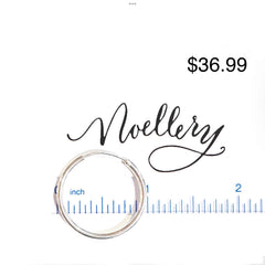 Sterling Silver Hoops Silver Thick