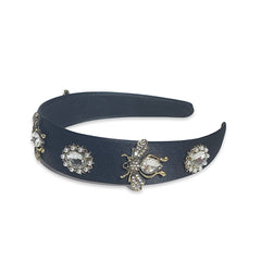 Bumble Bee Pearl Charms Thin Headband