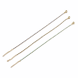 Sterling Silver Beaded Color Bracelet