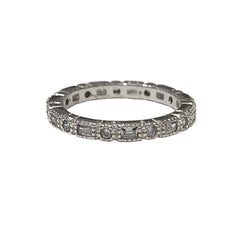 Noelia Patterned Deco Ring