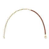 Amy Birthstone Chain Link Mixed Media Bracelet