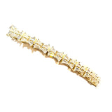 Sterling Silver Baguette Evening Tennis Bracelet