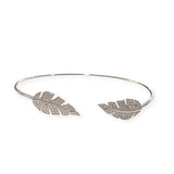 Vine Leaf Open Cuff Bracelet