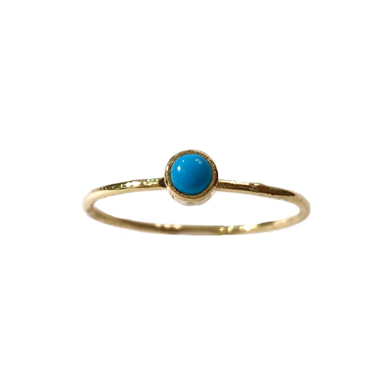 Felice Turquoise Gemstone Bezel Ring