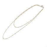 Two Tone Silver Dot Chain Only