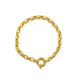 Sterling Silver Gold Chain Bracelet