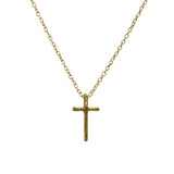 Plain Cross Mini Necklace