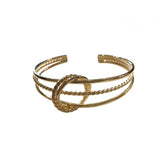 Triple Pattern Circle Rope Cuff