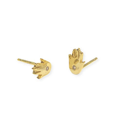 Mini Hamsa Studs