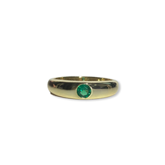 Amy Thick Dome Birthstone Rings