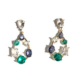 Gemstone Color Earrings