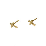 Tiny Cross Studs