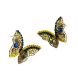 Karen Butterfly Cluster Stud Earrings