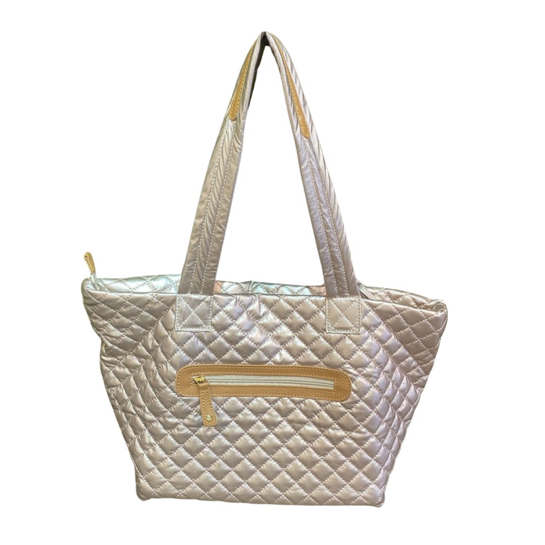 Noellery Solid Quilted Totes Bag