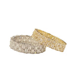 Noelia Baguette Pattern Statement Ring