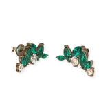 Eva Emerald Crawler Stud Earrings