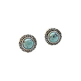 Adriene Round Gemstone Studs