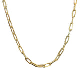 Gold Paper Link 22” & 24” Chain