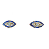 Evil Eye Sapphire Studs