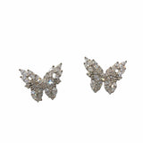 Butterfly Cluster Stud Earrings
