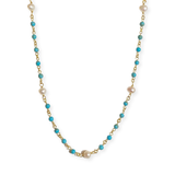 Turquoise Pearlea Pearl Choker