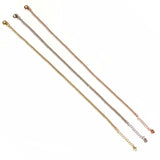 Amy Eternity Sparkle Clear Anklet