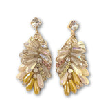 Paige Leaf Statement Earrings
