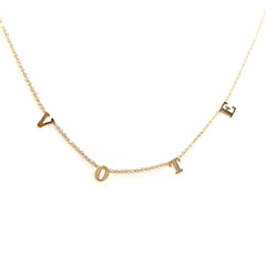 VOTE Gold Necklace